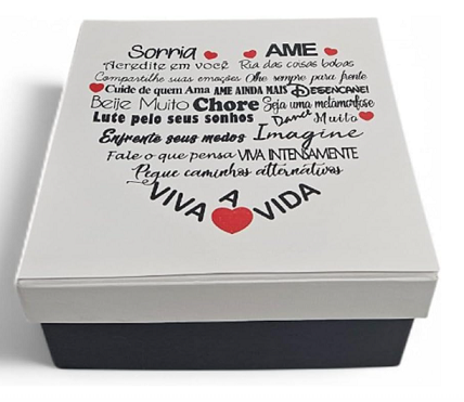 caica viva a vida cartonada para presentes
