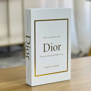 caixa livro fake dior